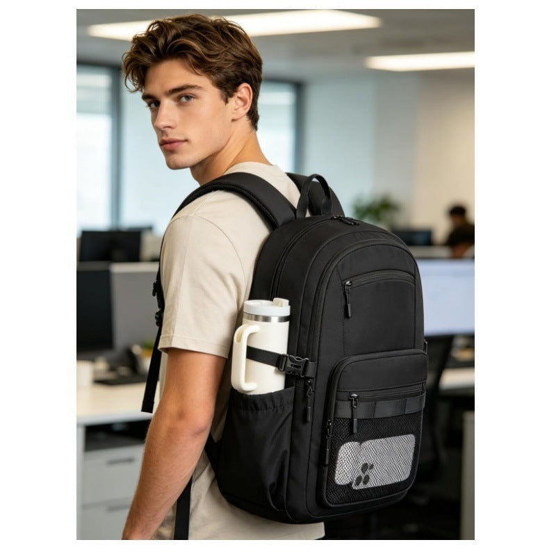 Siopsrl | Everyday backpack with practical bottle holder Siopsrl