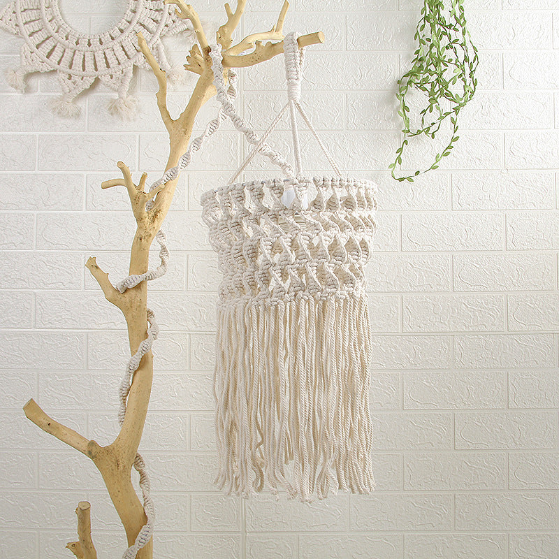 Macramé Pendant Light Fixture Siopsrl
