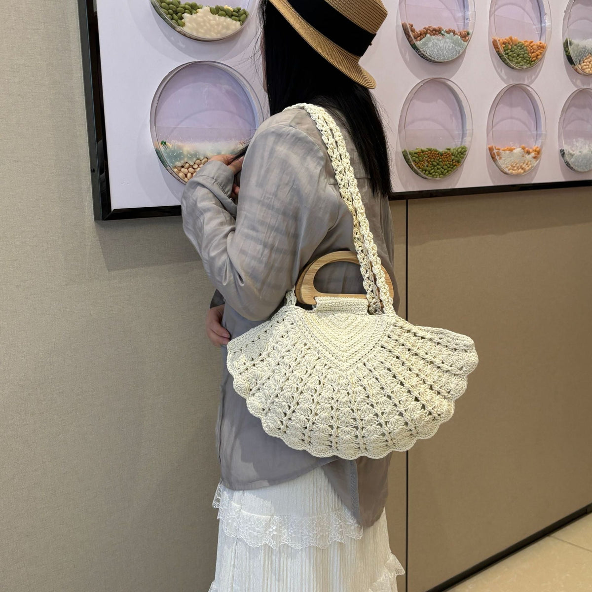 Siopsrl | Hand-knotted shoulder bag Siopsrl