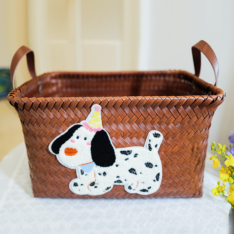 Playful storage basket with animal pattern Siopsrl