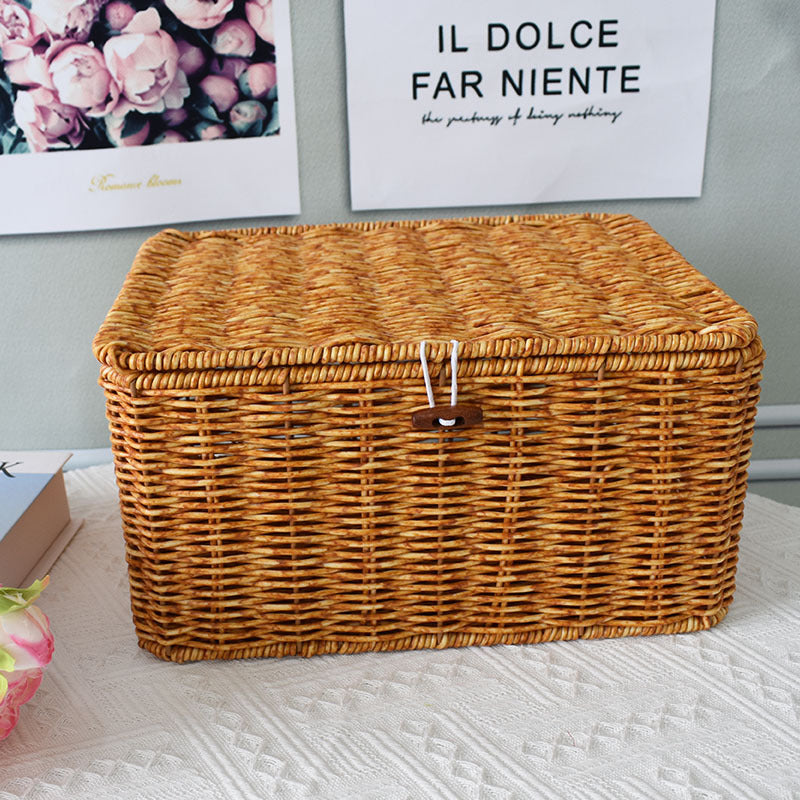 Handwoven Decorative Storage Box Siopsrl