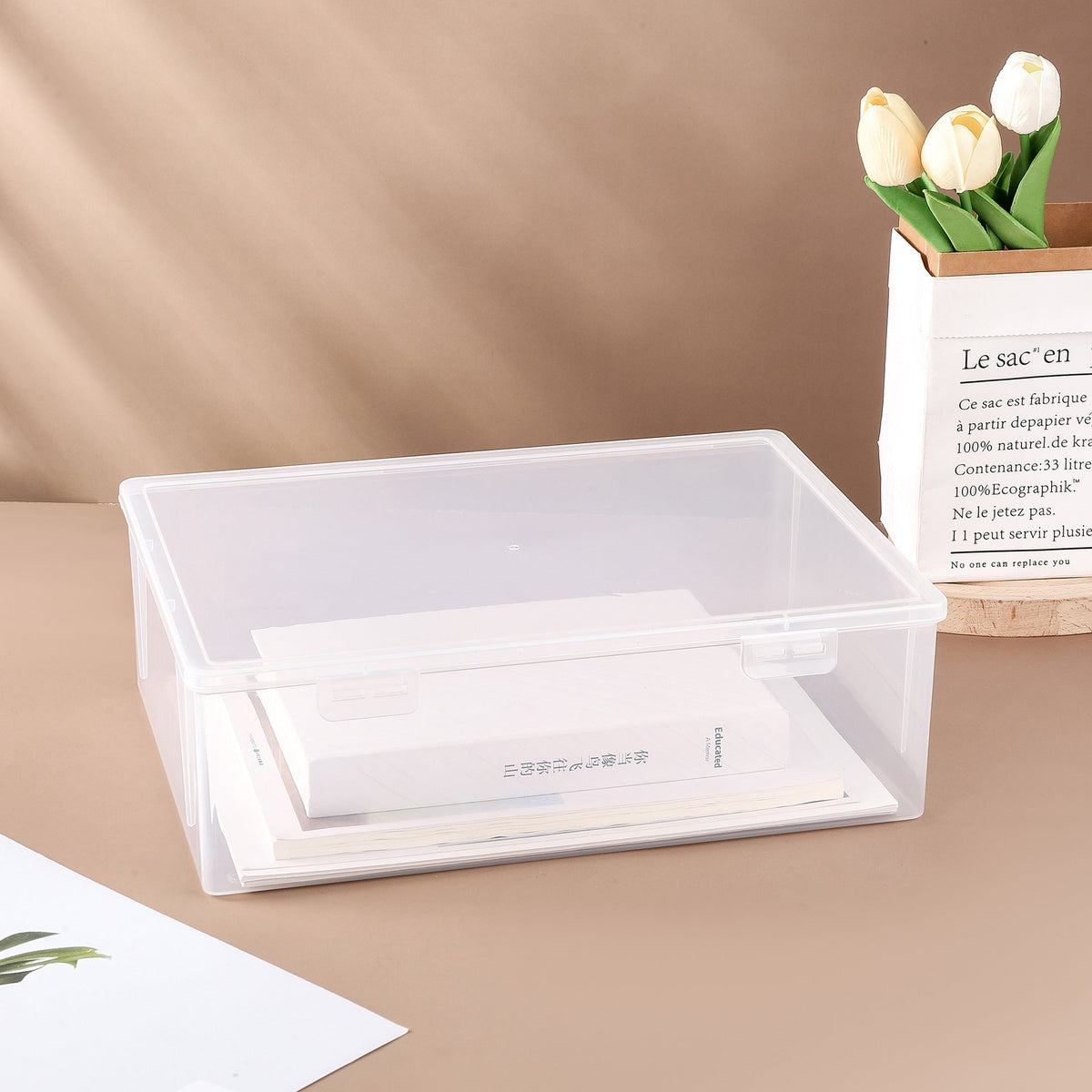 Stackable Multi-Functional Storage Bin Siopsrl