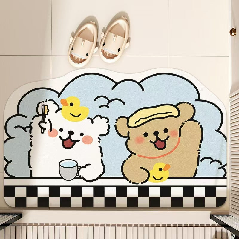 Siopsrl | Cartoon Bath Mat Siopsrl