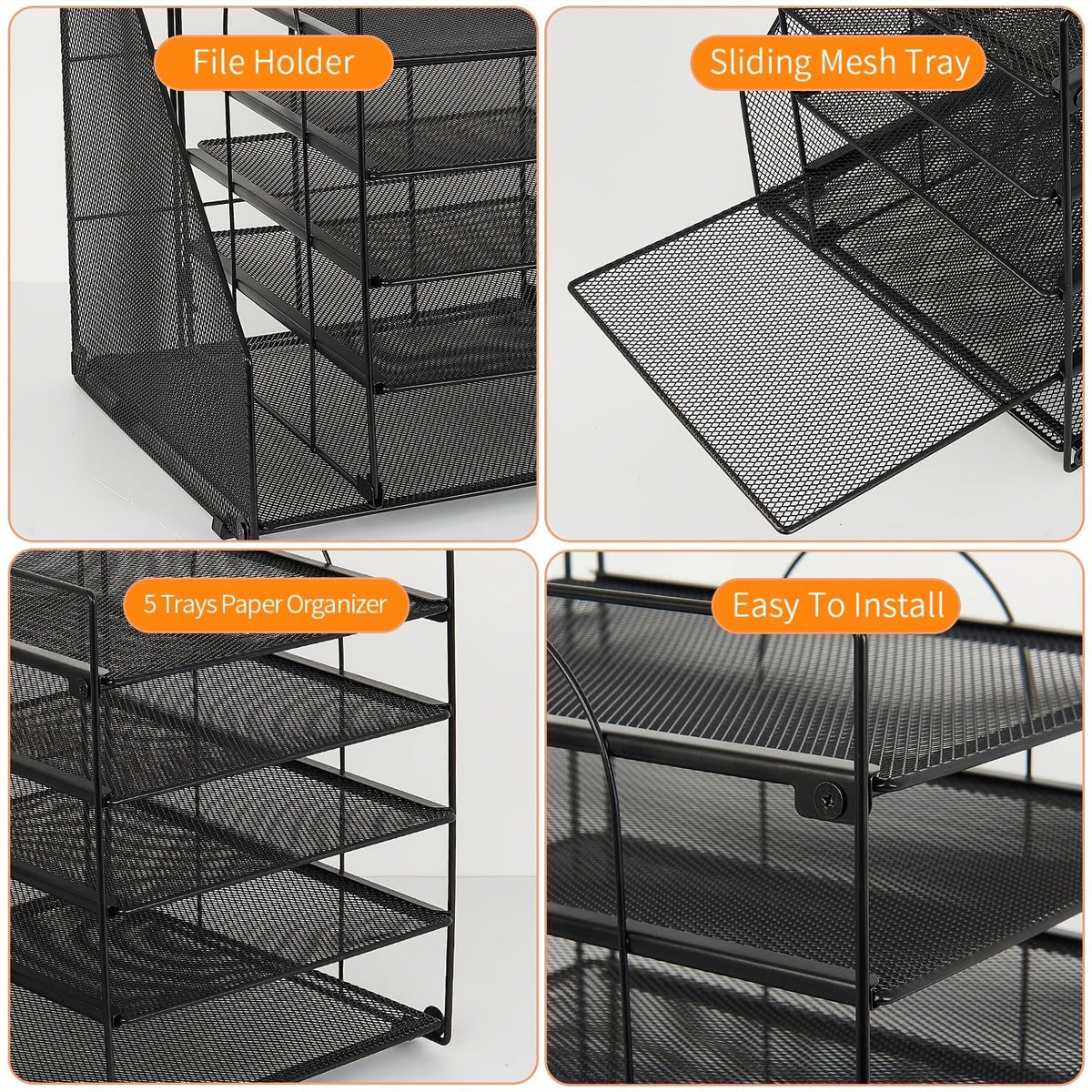 Stylish Mesh Document Organizer