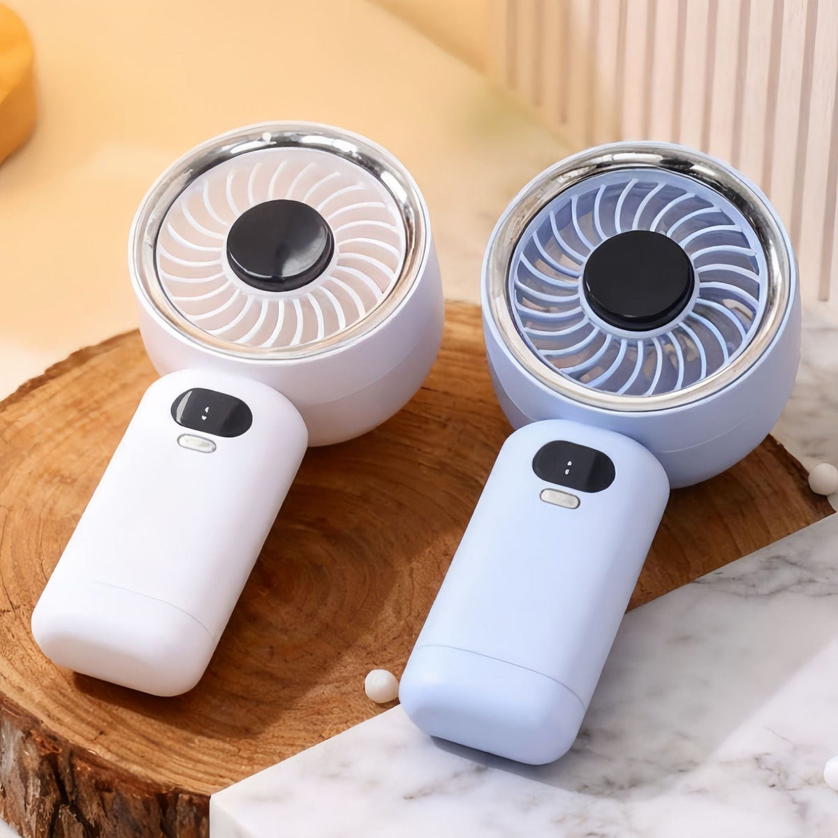 Siopsrl | Portable Mini Handheld Fan with Digital Speed Display Siopsrl