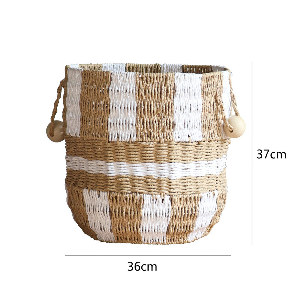 Handcrafted storage bucket made of pocket fabric Siopsrl
