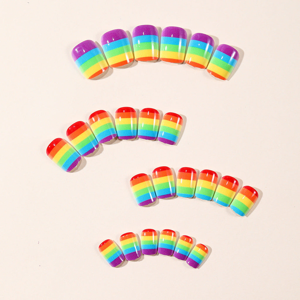 Siopsrl | Rainbow Gradient Nail Art Kit Siopsrl