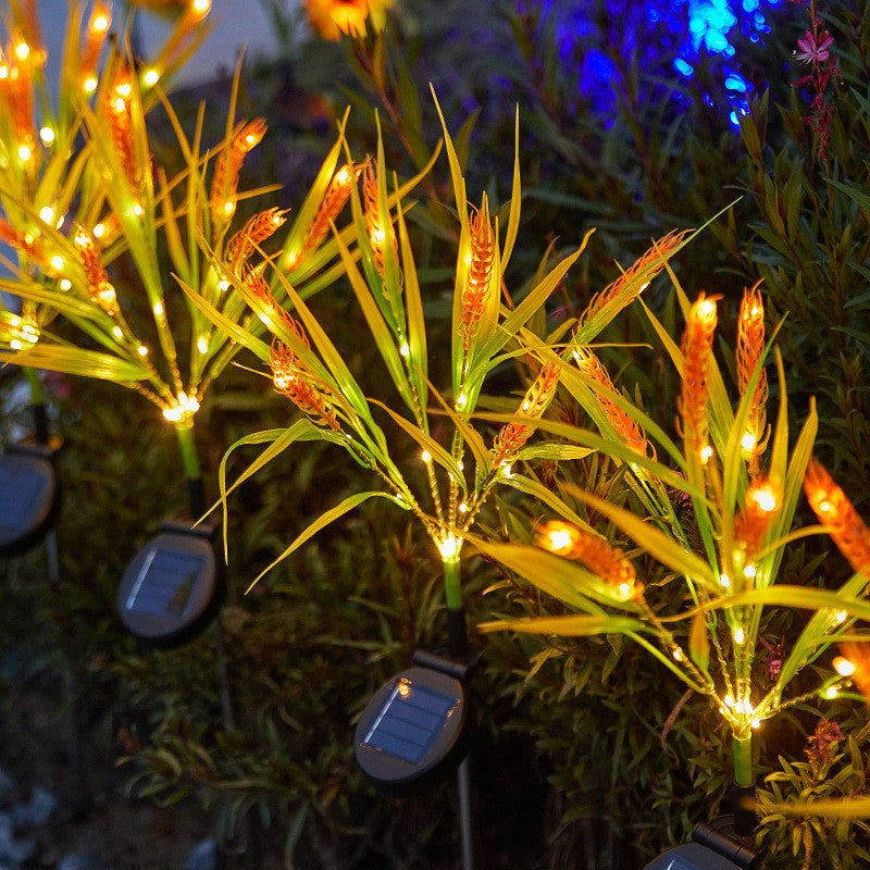Siopsrl | Solar LED Ornamental Grass Pathway Stake Lights With Integrated Solar Panel Siopsrl