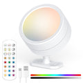 RGB LED Adjustable Accent Spotlight with Remote USB-C Mount Siopsrl
