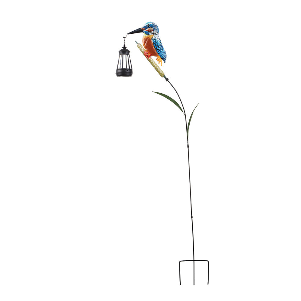 Decorative Solar Flamingo Garden Stake Lamp With Adjustable Metal Arm And Integrated LED Siopsrl