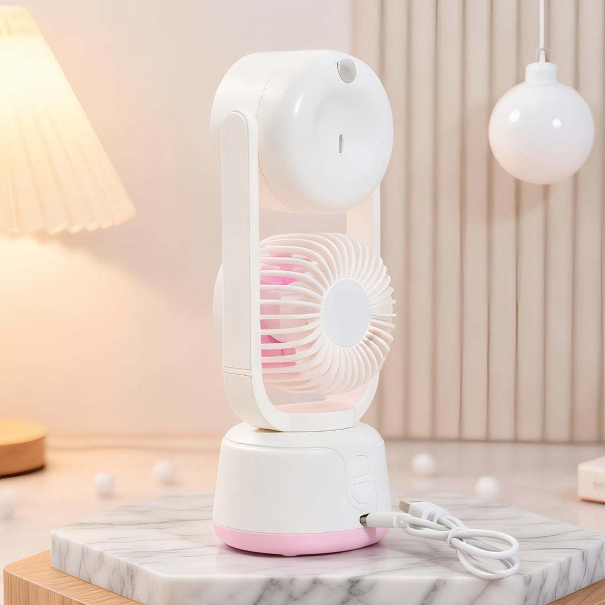 Siopsrl | Women's Portable Dual Fan with Spray Function Siopsrl