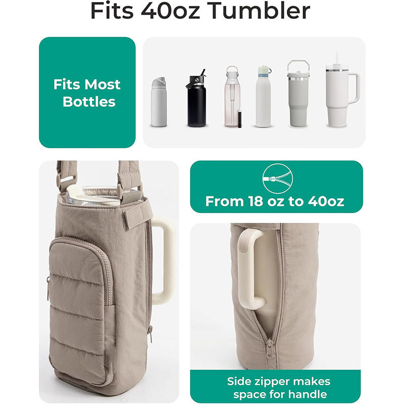 Siopsrl | Insulated Water Bottle Sleeve with Pocket