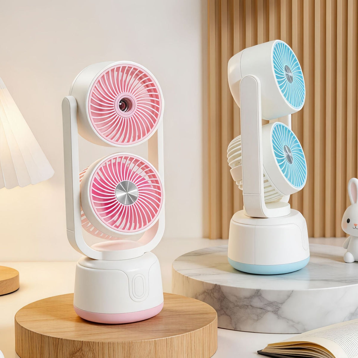 Siopsrl | Women's Portable Dual Fan with Spray Function Siopsrl