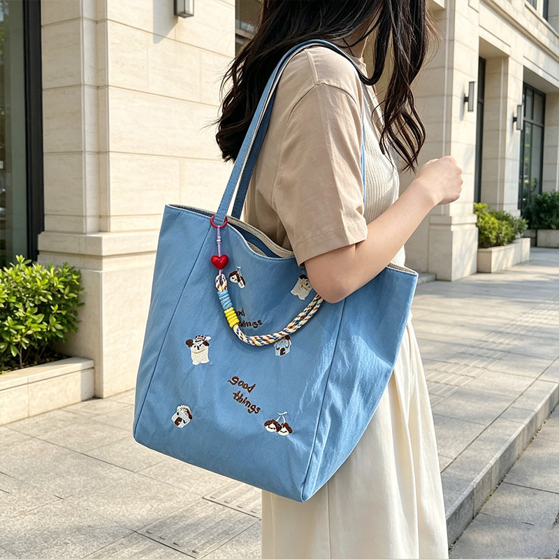 Siopsrl | Embroidered Casual Tote Siopsrl