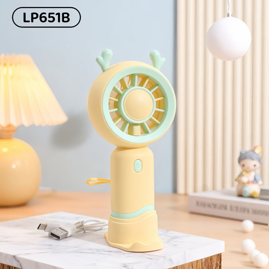 Siopsrl | Women's portable hand fan with cute cat design Siopsrl