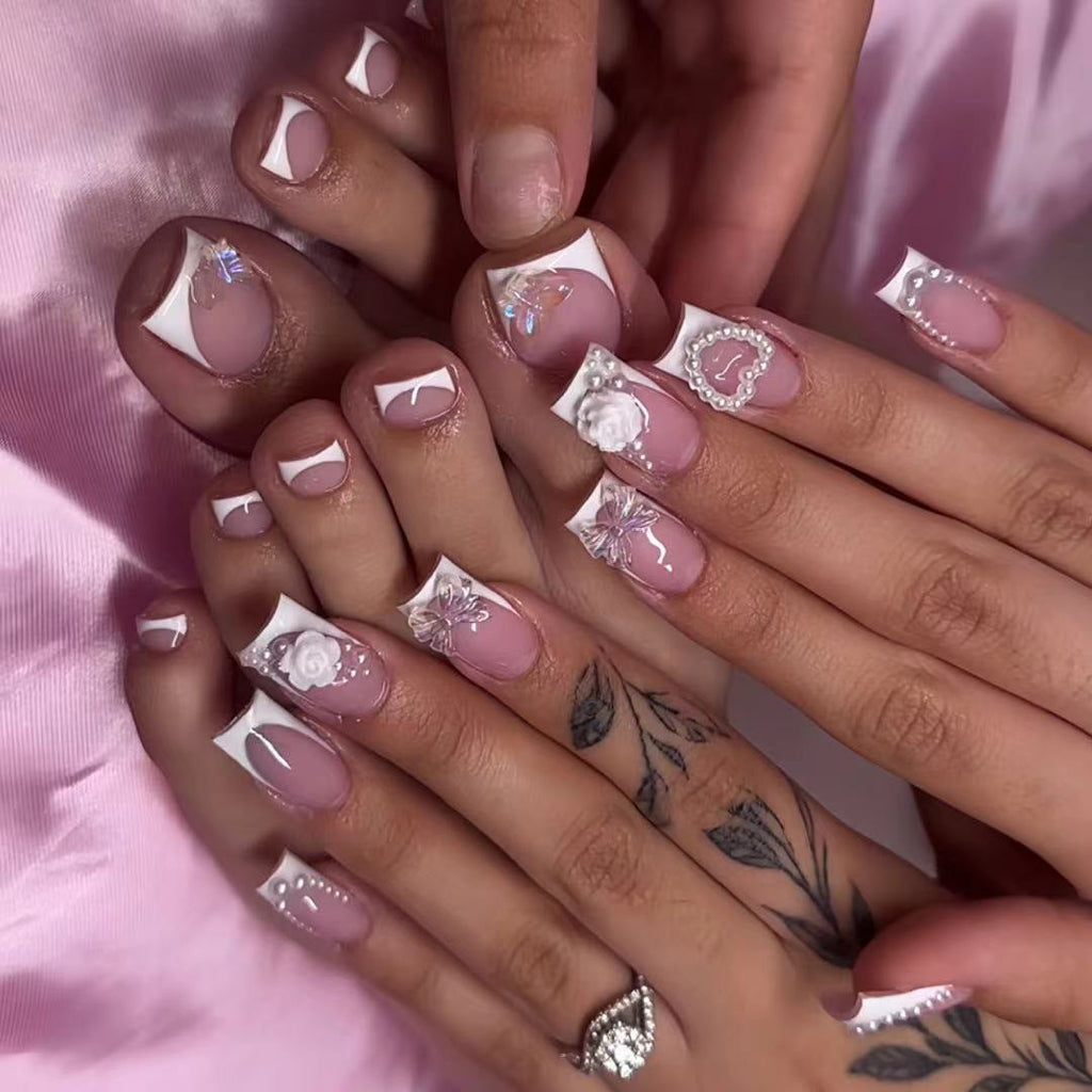 Siopsrl | Elegant Decorative Press-On Nail Extensions Siopsrl