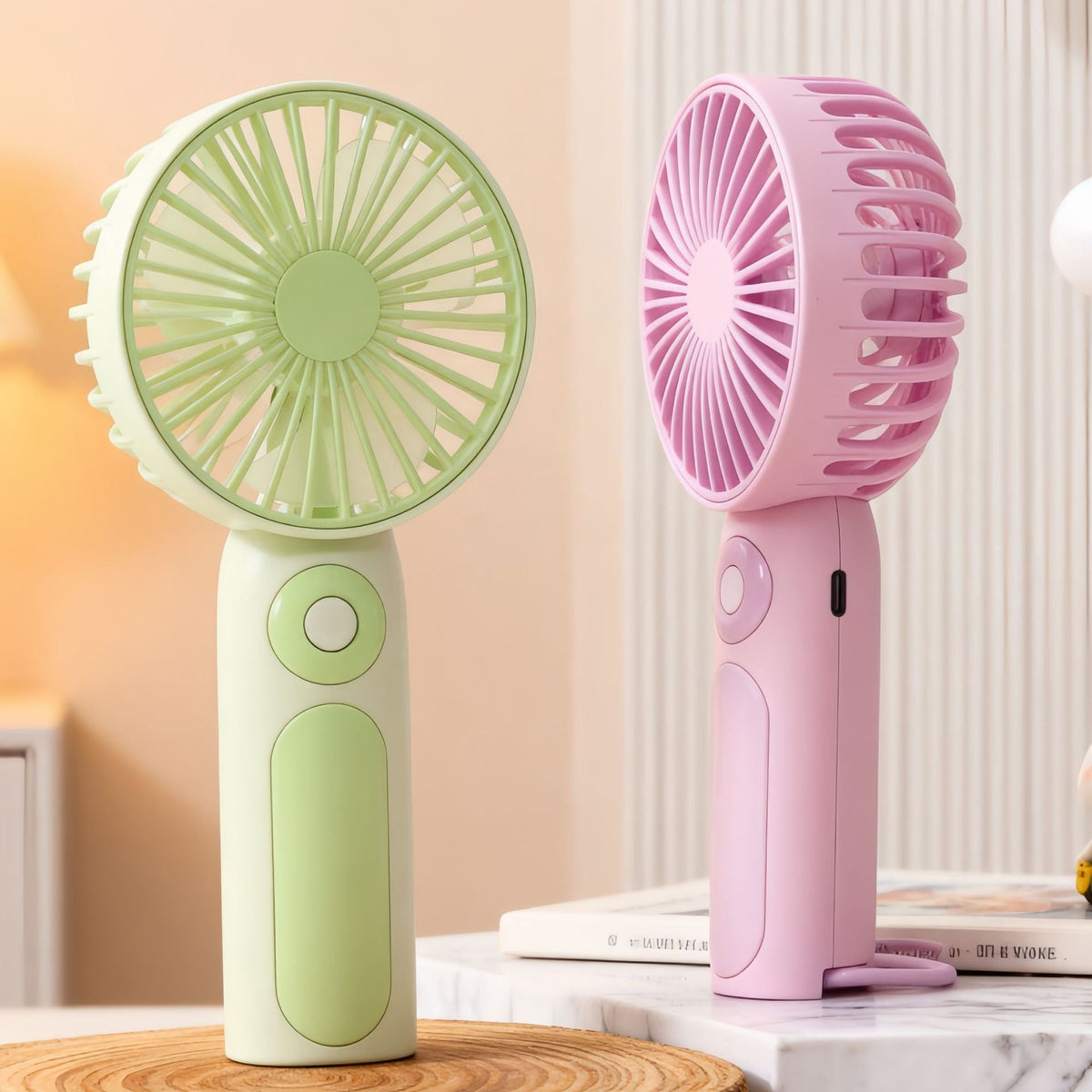 Siopsrl | Women's Portable Hand Fan with USB Charging Function and Adjustable Tilt Siopsrl