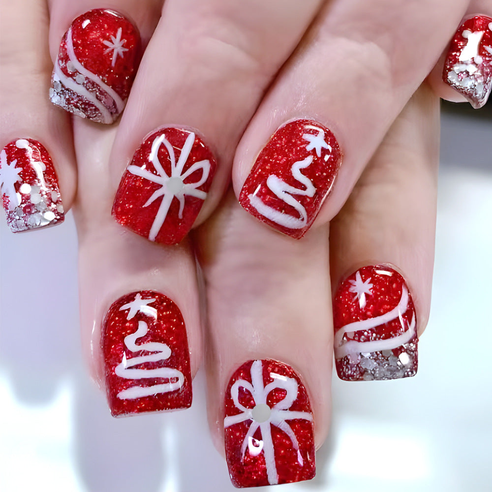 Siopsrl | Festive Glitter Nail Art Designs Siopsrl