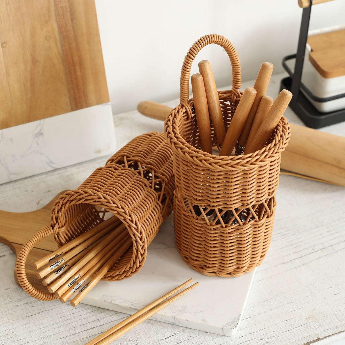Siopsrl | Handwoven Decorative Storage Caddy Siopsrl
