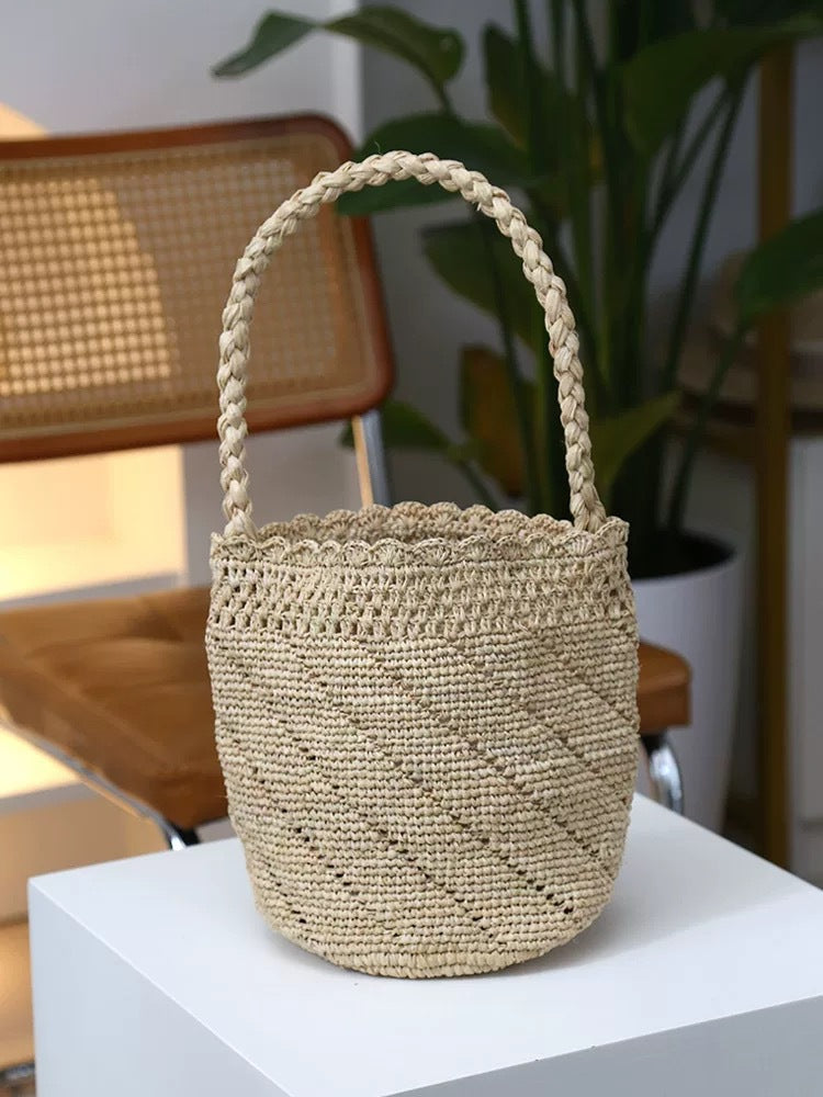 Hand-knotted basket bag Siopsrl