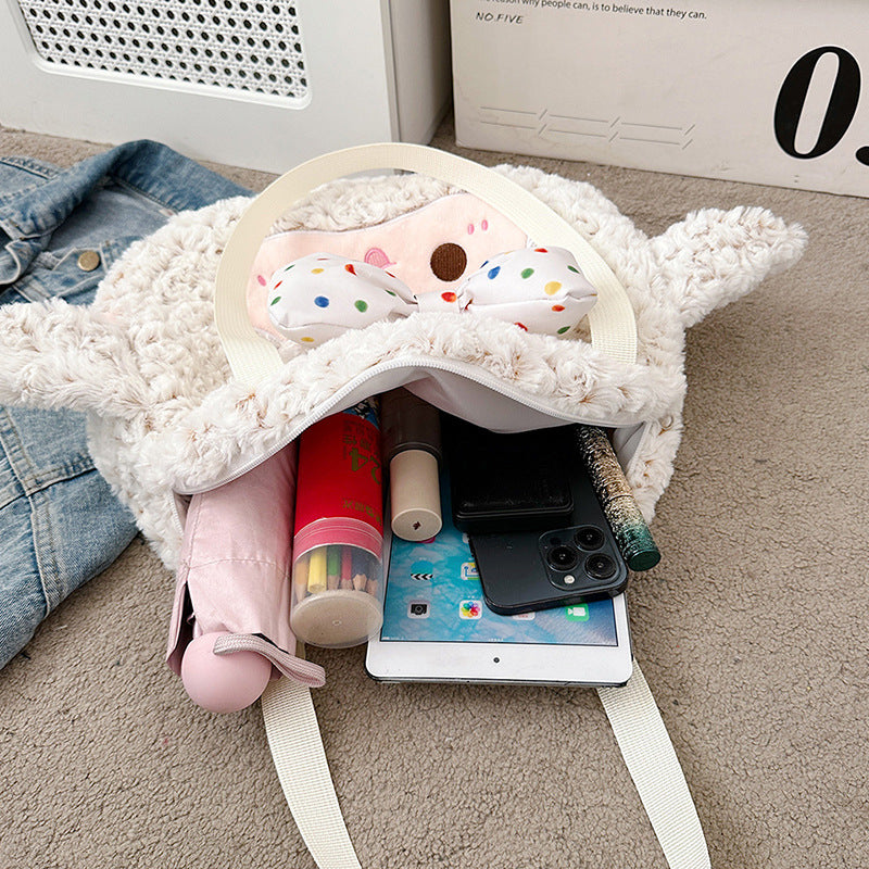 Siopsrl | Plush Backpack with Cute Lamb Design Siopsrl