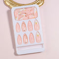 Siopsrl | Decorative Press-On Nail Set with Star Accents Siopsrl