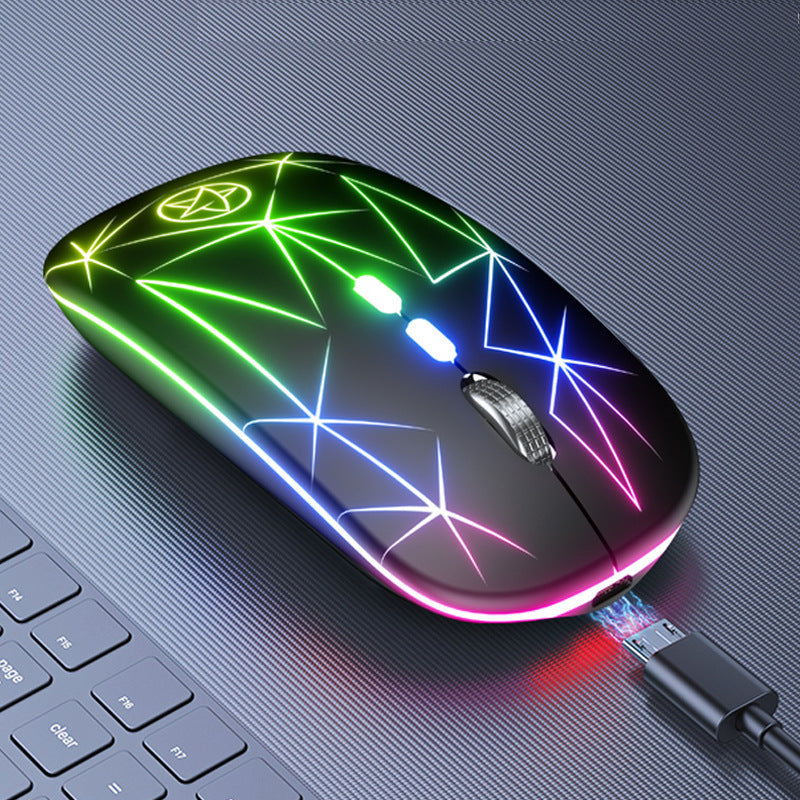 Siopsrl | Bluetooth Gaming Mouse with Dual Mode and RGB Lighting Siopsrl