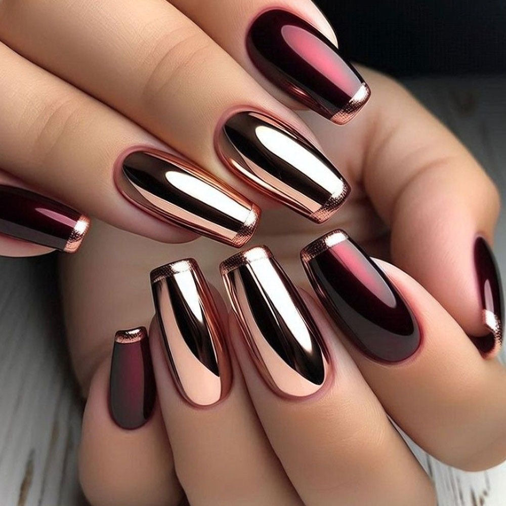 Siopsrl | Creative Nail Art with Exotic Leaf Design Siopsrl