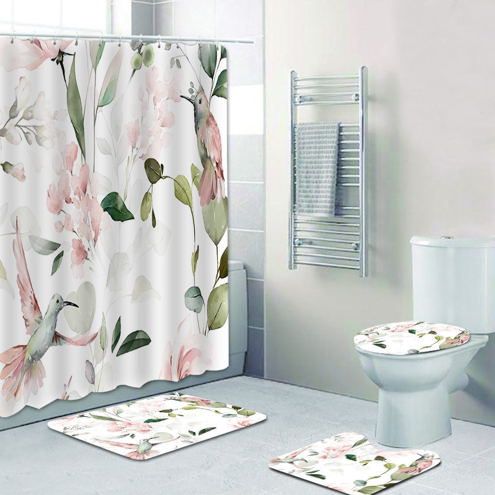 Siopsrl | Floral Patterned Shower Curtain Siopsrl