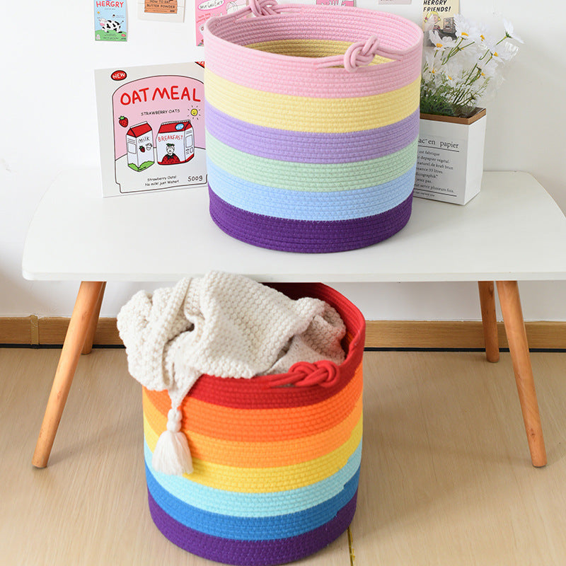 Modern storage basket with handles Siopsrl