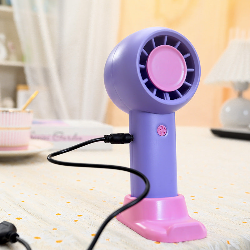 Siopsrl | Women Portable Mini Hand Fan with USB Port Siopsrl