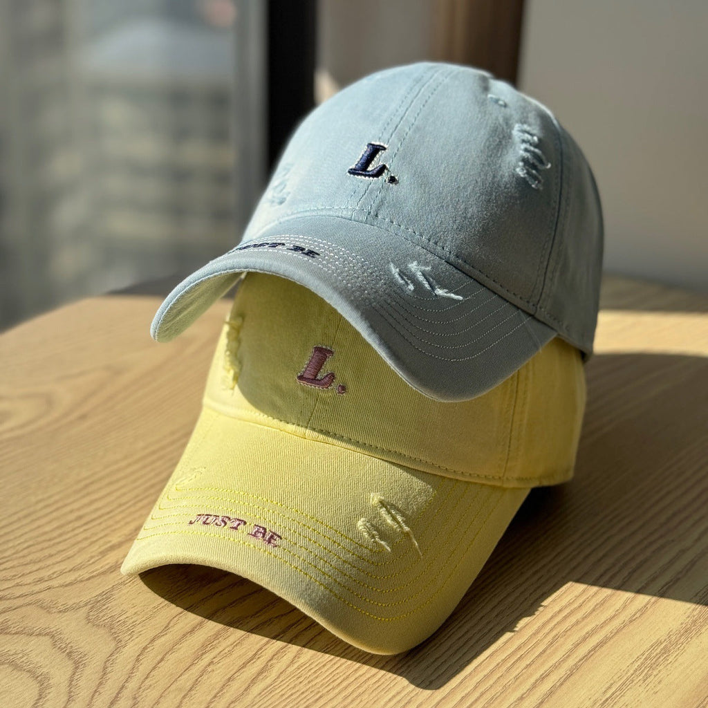 Siopsrl | Women's Distressed Cotton Baseball Cap Siopsrl