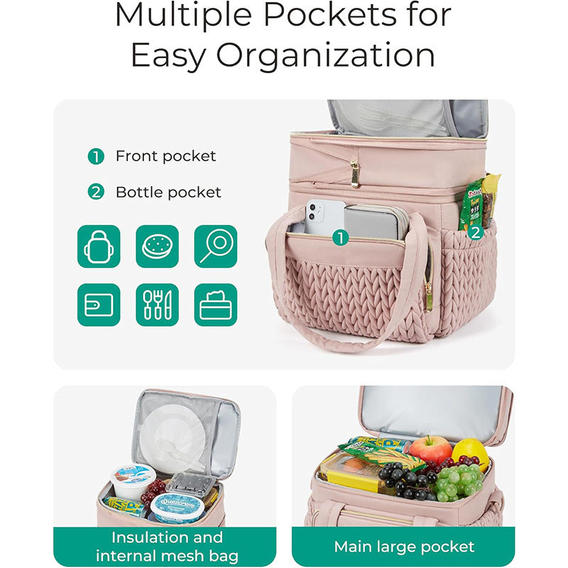 Siopsrl | Insulated picnic bag with multi-layered interior compartment and practical carrying system Siopsrl