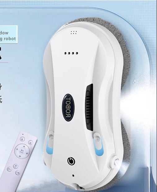 Siopsrl | Ultrasonic Mist Automatic Window Cleaning Robot with Remote Control UPS Safety and Thin Profile Siopsrl