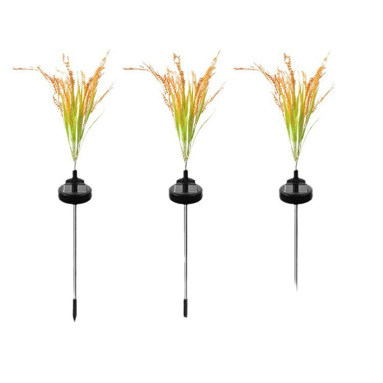 Siopsrl | Solar LED Ornamental Grass Pathway Stake Lights With Integrated Solar Panel Siopsrl
