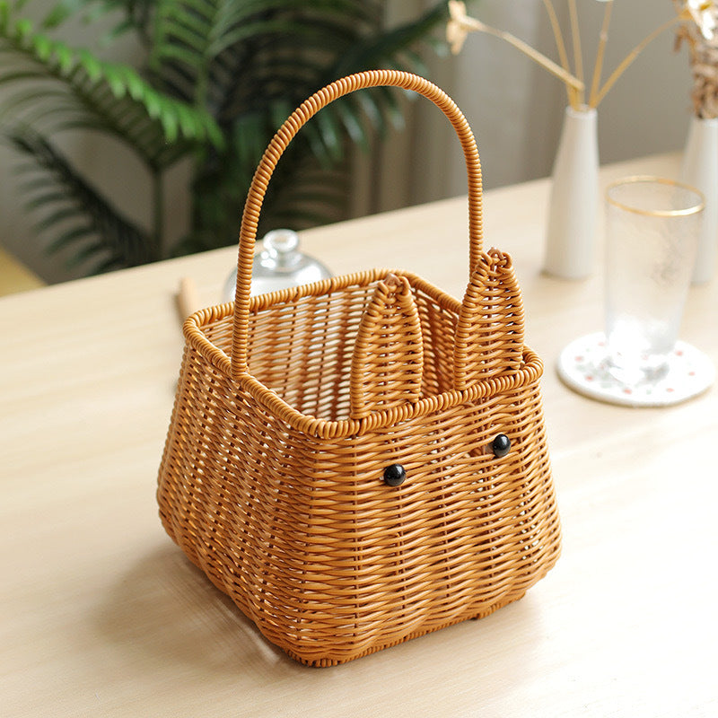 Rabbit Ears Woven Storage Basket Siopsrl