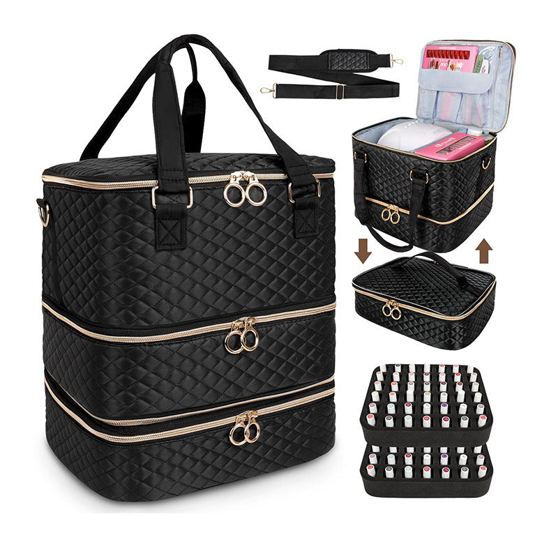 Siopsrl | Cosmetic Organizer Bag with Multi-Level Design Siopsrl