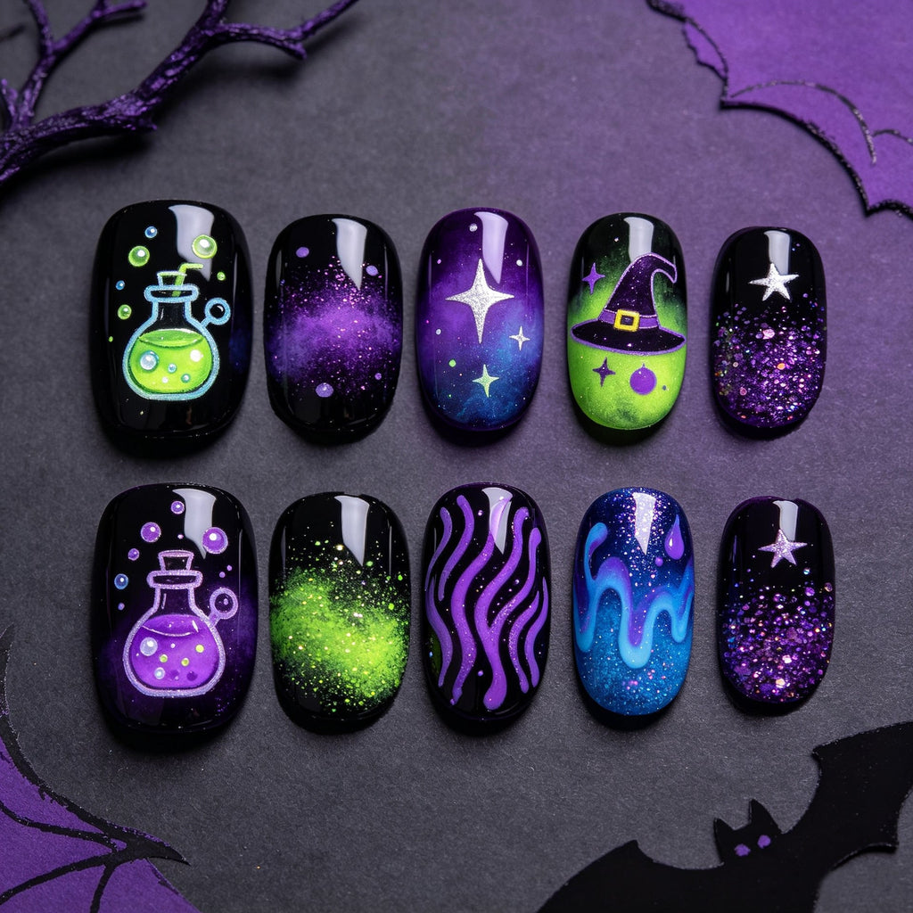 Creative Halloween Nail Art Set Siopsrl