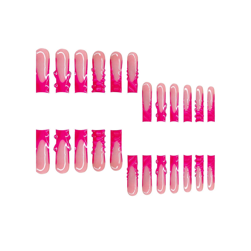 Siopsrl | Stylish Long Length Press-On Nails Siopsrl
