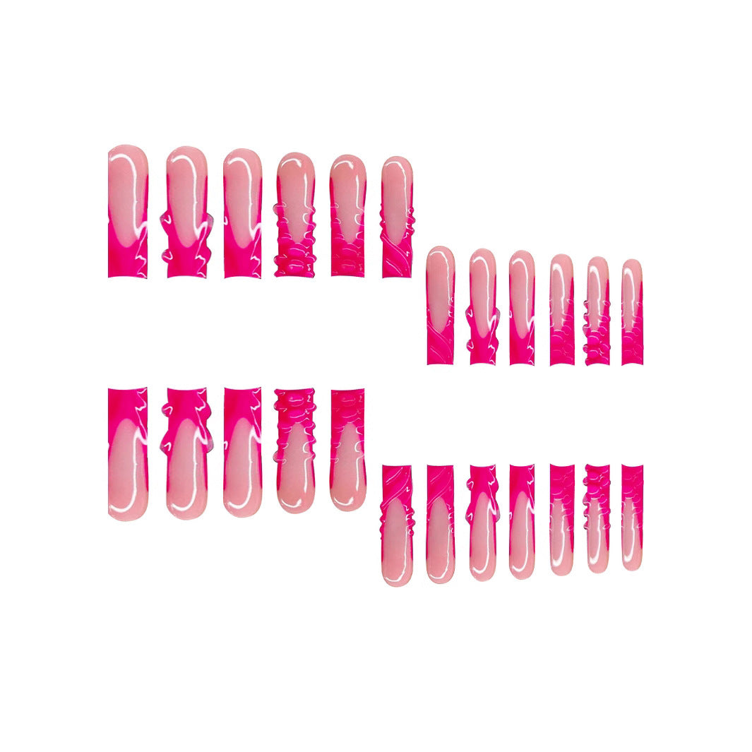 Siopsrl | Stylish Long Length Press-On Nails Siopsrl
