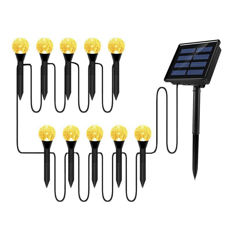 Crescent Moon Solar Garden Stake Lights With Textured Acrylic Diffuser And Warm White LED Siopsrl