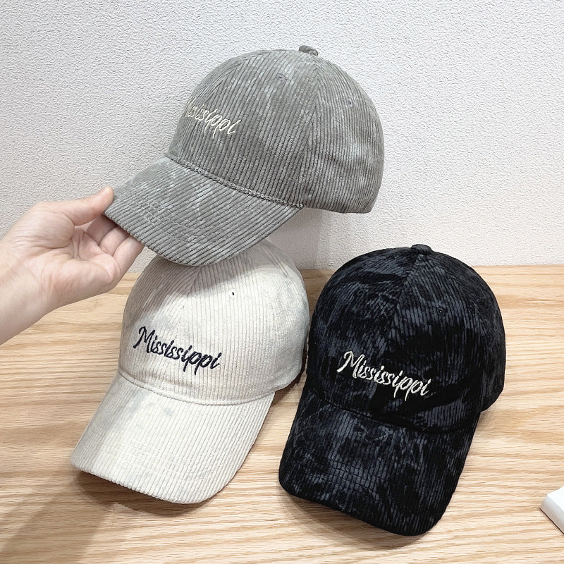 Siopsrl | Women's Corduroy Visor Cap Siopsrl