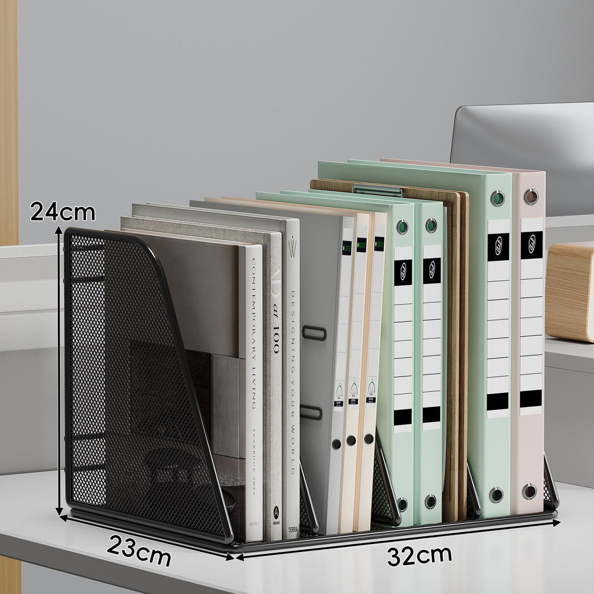 Mesh File Organizer Rack Siopsrl