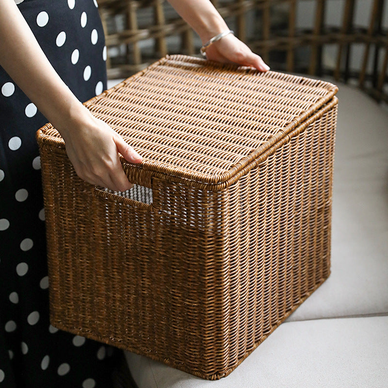 Handwoven Rectangular Storage Chest Siopsrl