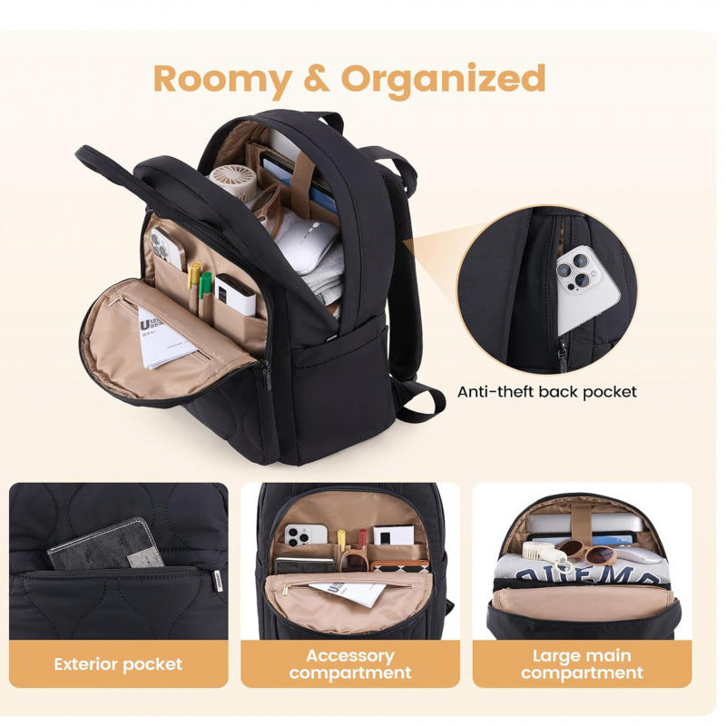 Siopsrl | Eleganter Quilted Backpack Siopsrl