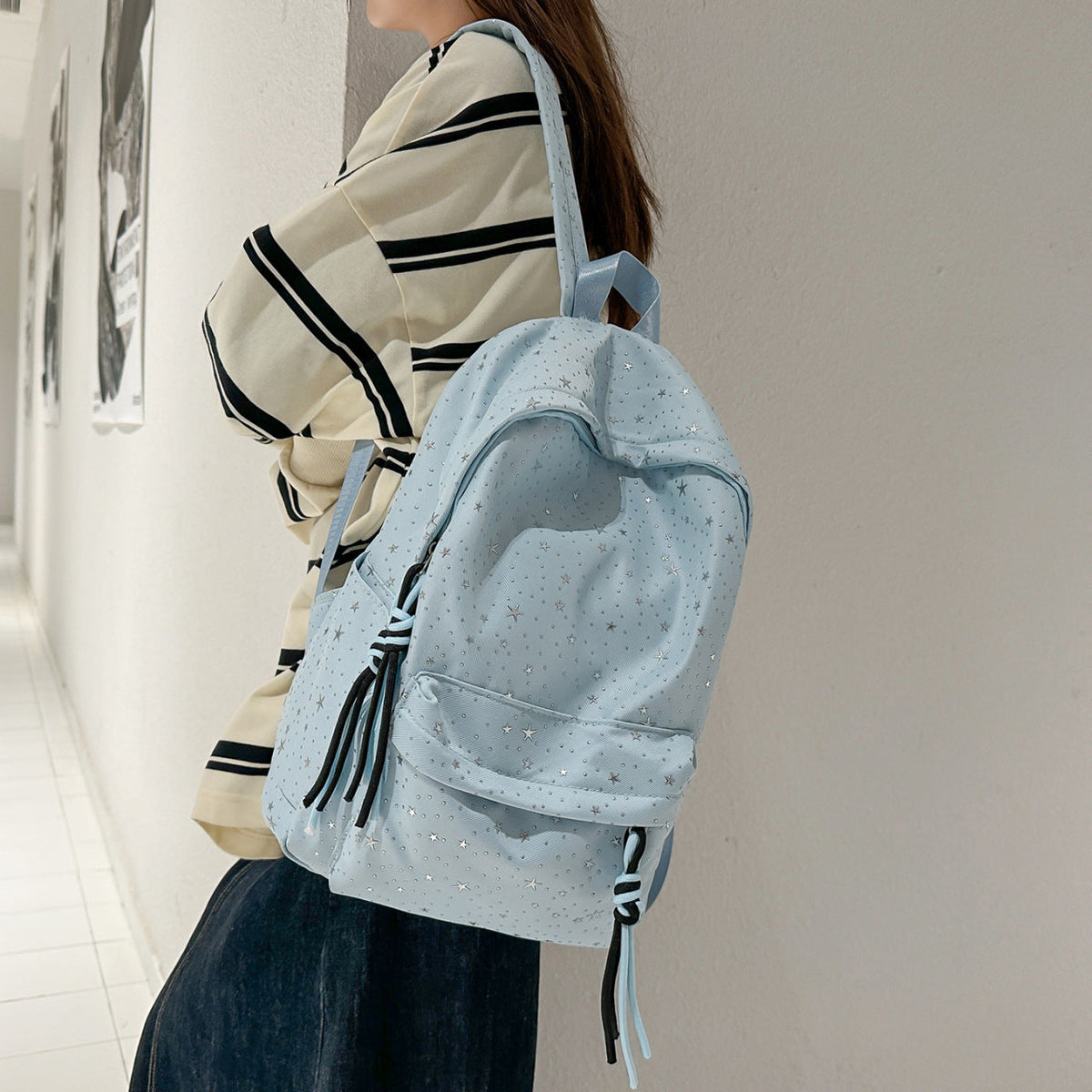 Siopsrl | Stylish star motif backpack Siopsrl