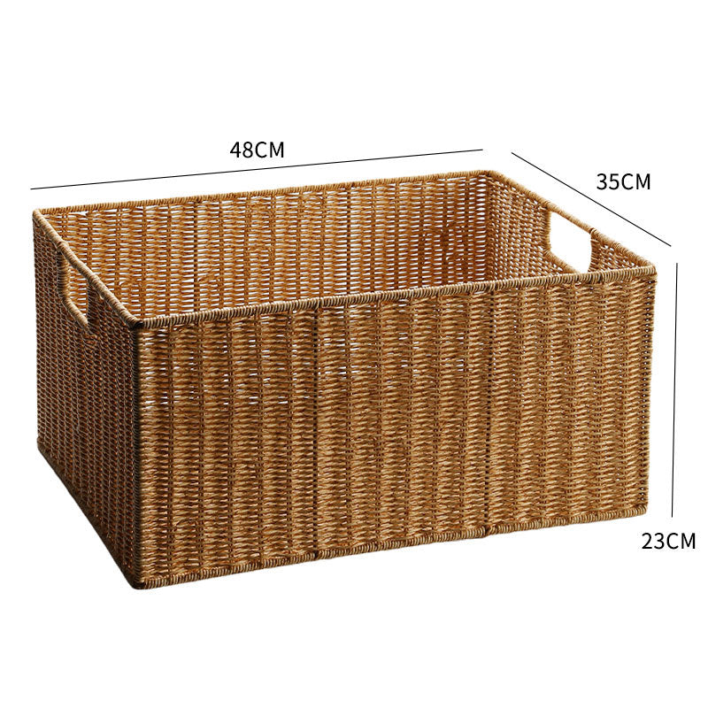 Premium Handwoven Square Storage Basket Siopsrl