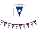 Siopsrl | Unisex nan bunting with star motifs and stripes, weatherproof polyester party decoration Siopsrl