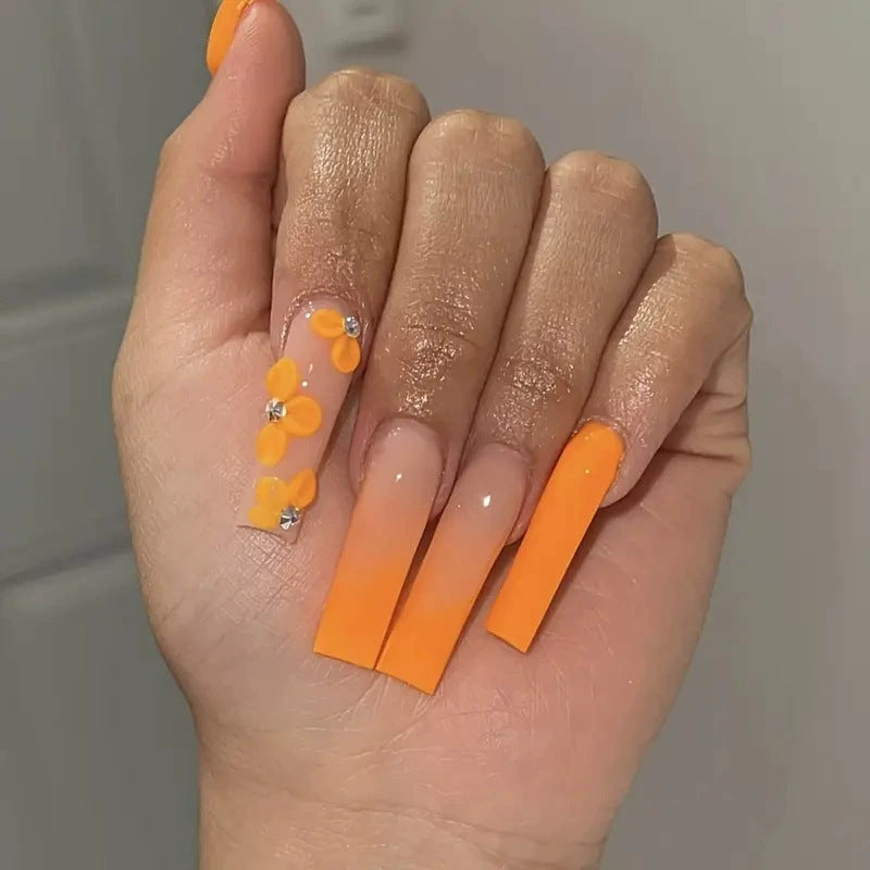 Siopsrl | Decorative Long Press-On Nail Extensions Siopsrl