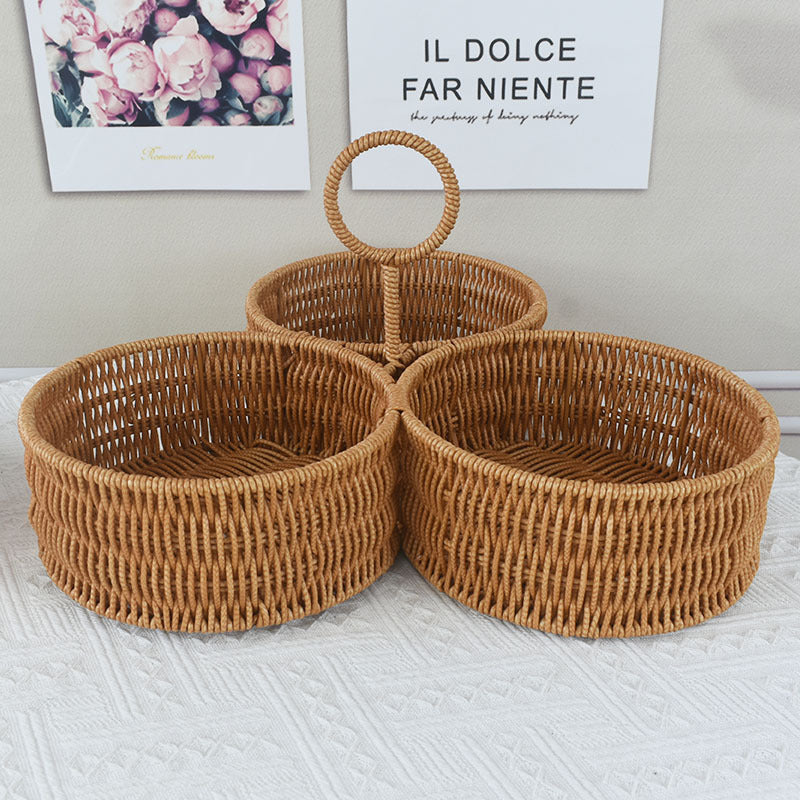 Multi-Functional Woven Storage Baskets Set Siopsrl